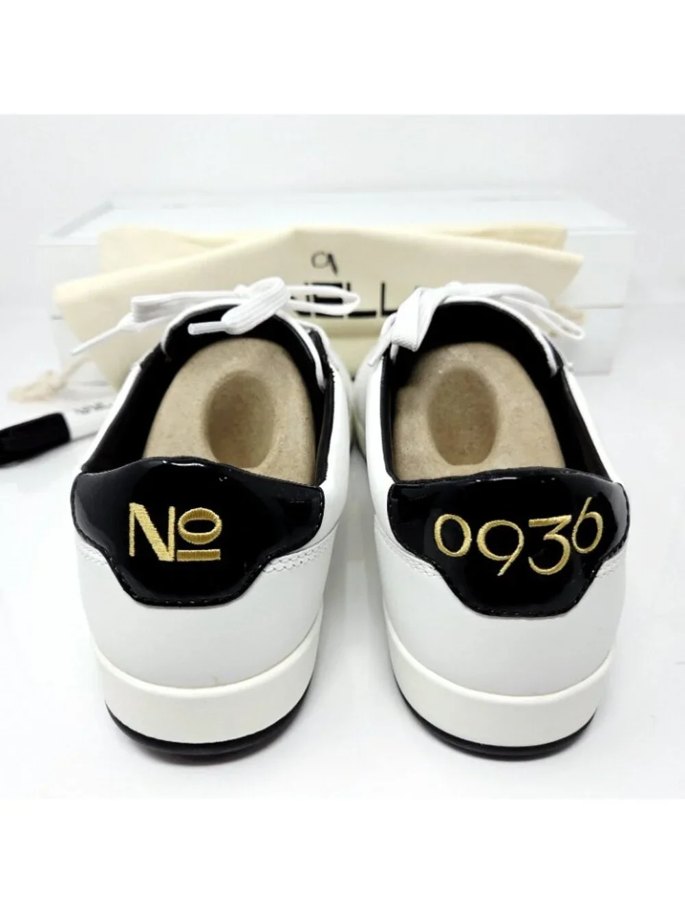 NEW Novella Preface Edition 1 Sneakers White Leather Mens 9 Womens 10.5 Low Top